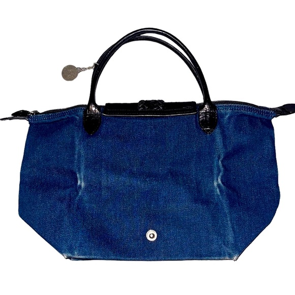 Y2K Brighton Denim Satchel Tote Shoulder Bag - Picture 8 of 15